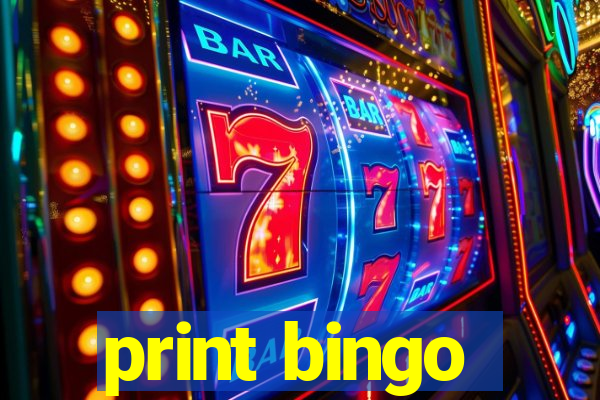 print bingo